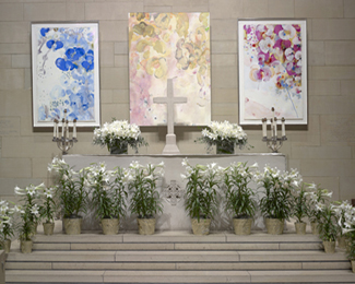 Transfiguration Altar Triptych Panels I, II, III